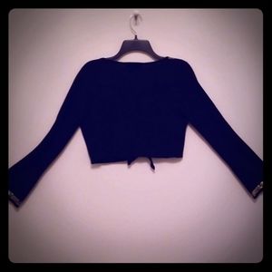 Black short shrug